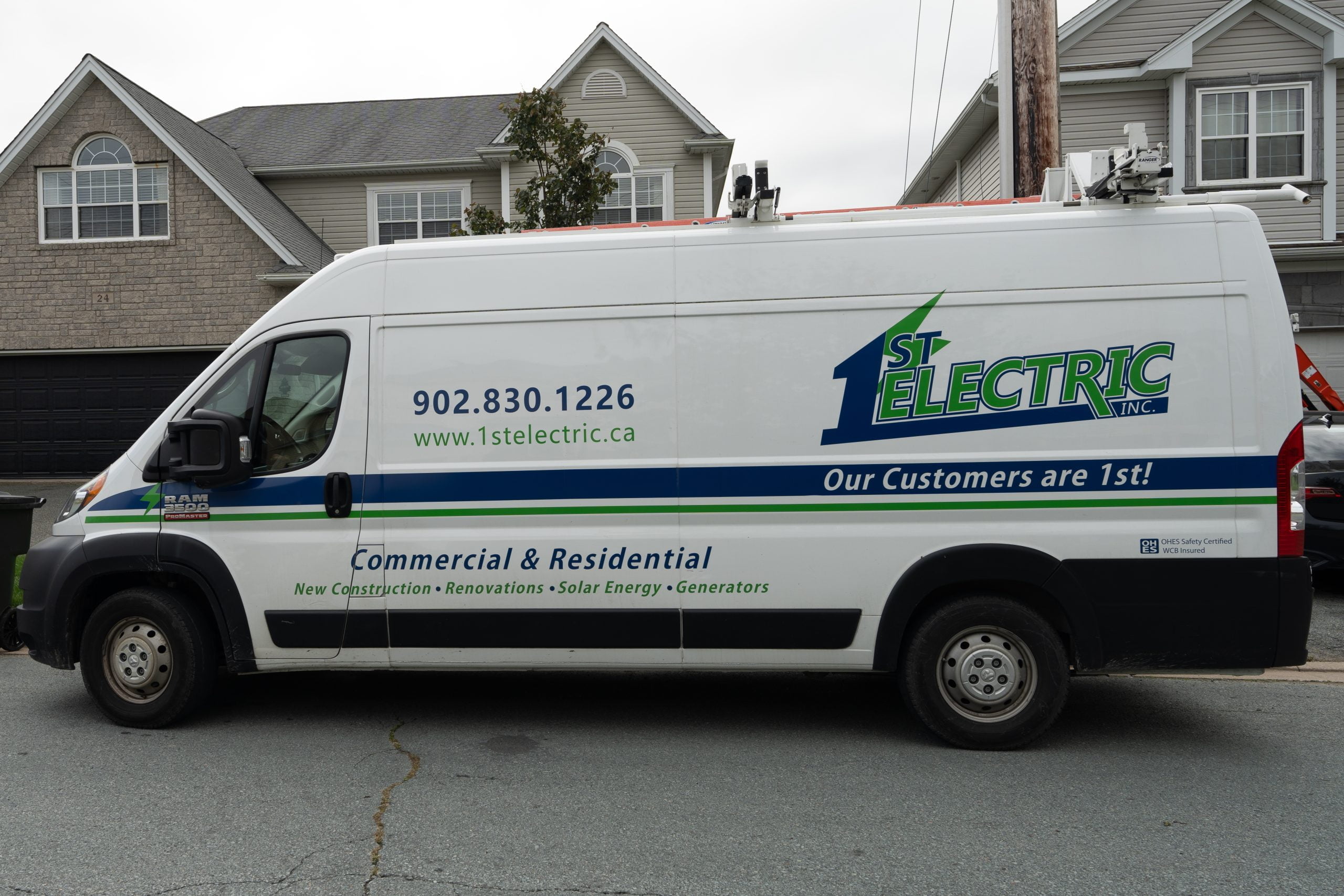 van of 1st electric, halifax's top rated electrical company